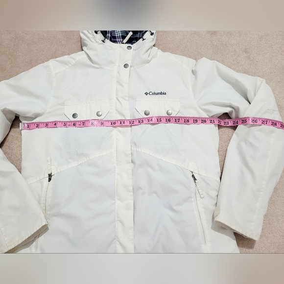 Columbia Womens Insulated Hooded Ski Jacket Waterproof Outdoor Hiking Coat LARGE - Picture 10 of 11